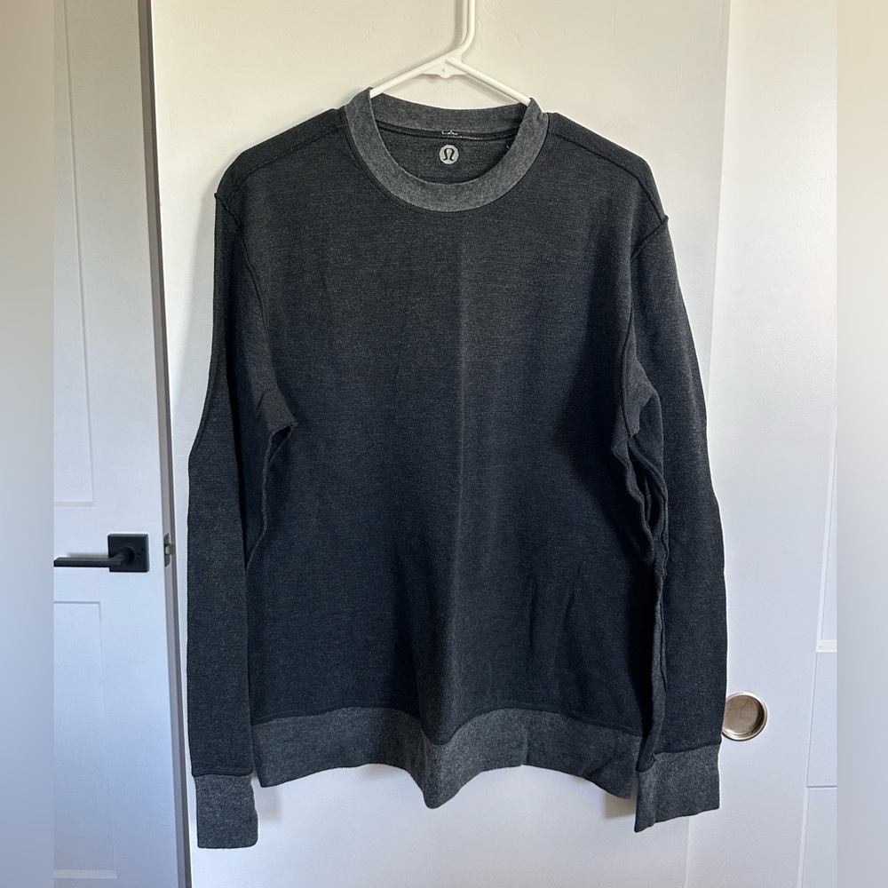 Lululemon Men’s Reversible Long Sleeve Sweatshirt P2P 24” Size XXL